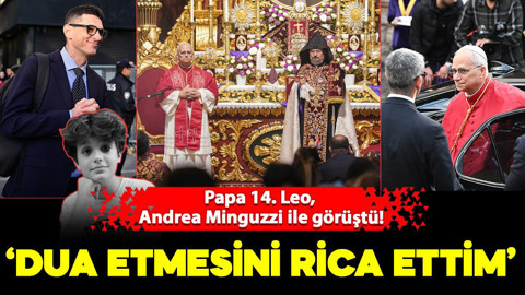Papa 14. Leo, Ahmet Minguzzi'nin babası Andrea Minguzzi ile görüştü!