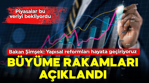 Gözler TÜİK'e çevrilmişti! Büyüme rakamları açıklandı