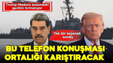 Trump ile Maduro arasındaki gerilim tırmanıyor! Bu telefon görüşmesi her şeyi tıkadı! Trump tek seçenek sundu