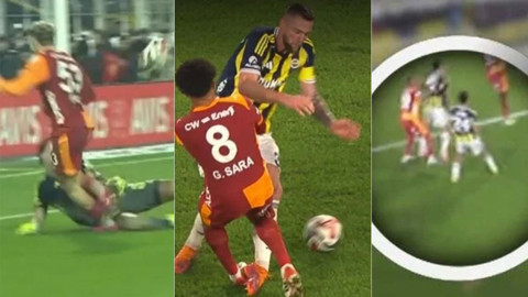 Fenerbahçe- Galatasaray maçında tartışmalı pozisyonlar! Barış Alper'in pozisyonu penaltı mı? Skrinar'ın müdahalesi kırmızı kart mı? Gol iptali doğru mu?