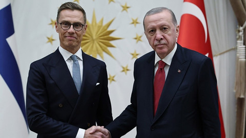 Cumhurbaşkanı Erdoğan Finlandiya Cumhurbaşkanı ile görüştü!