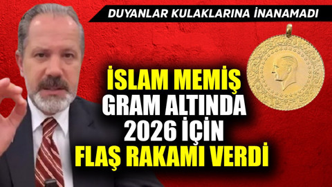 Memiş gram altında 2026 için flaş rakamı verdi