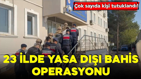 23 ilde 'yasa dışı bahis' operasyonları! Çok sayıda şüpheli tutuklandı