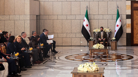 BMGK heyetinden Suriye'ye ilk ziyaret