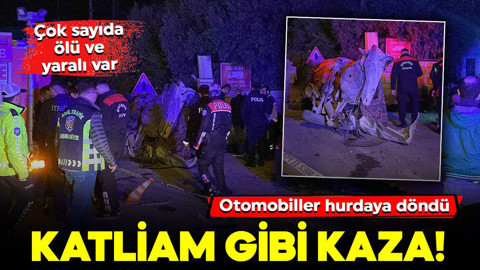 Osmaniye’de katliam gibi kaza! 3 araç birbirine girdi: Çok sayıda ölü ve yaralı var