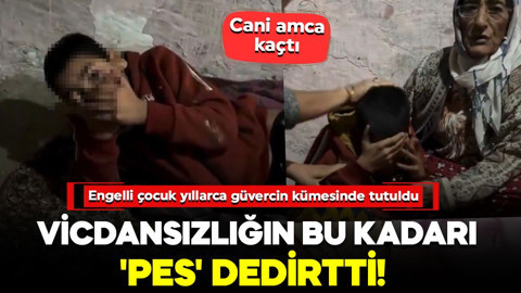 Vicdansızlığın bu kadarı 'pes' dedirtti! Engelli çocuk yıllarca güvercin kümesinde tutuldu: Cani amca kaçtı