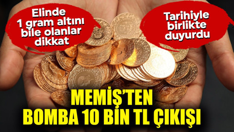 Elinde 1 gram altını bile olan adımını çok dikkat