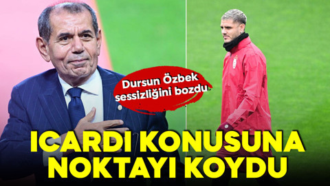 Dursun Özbek, Icardi konusuna noktayı koydu! Çok net açıklama geldi!
