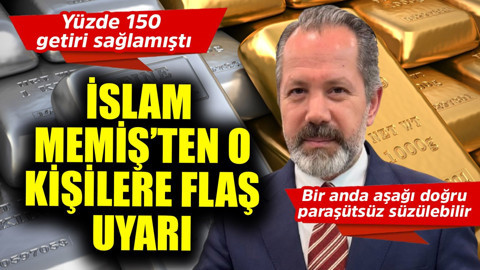 İslam Memiş'ten o kişilere flaş uyarı! Yüzde 150 getiri sağlamıştı ancak bir anda aşağı doğru paraşütsüz inebilir