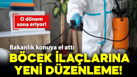 Böcek ilaçlarının satışında yeni düzenleme! Bakanlık konuya el attı