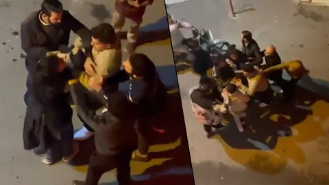 Taksici ile kadınların 'çanta' kavgası: İlginç anlar saniye saniye kaydedildi