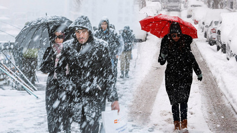 Meteoroloji saat vererek uyardı! Beklenen kar geliyor mu? O iller dikkat!