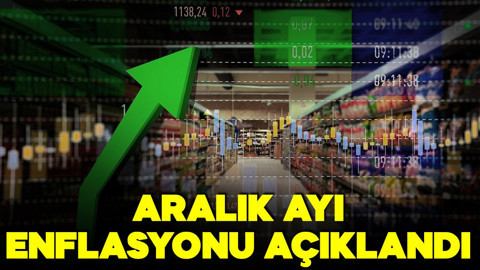 Piyasalar bu veriyi bekliyordu! Aralık ayı enflasyonu açıklandı