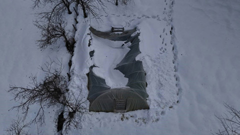 Bartın’da seralar çöktü