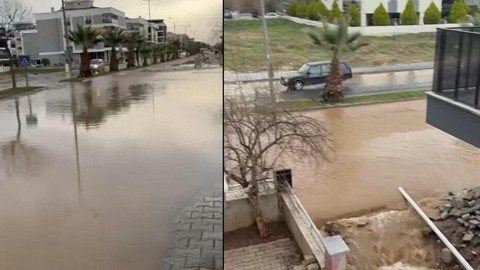 Aydın'da sağanak: Yollar göle döndü