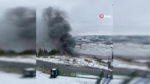 Hadımköy'de fabrika yangını! İstfaiye ekibi sevk edildi