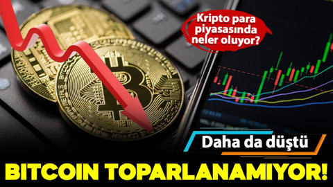 Bitcoin yine değer kaybetti! Düştükçe düşüyor