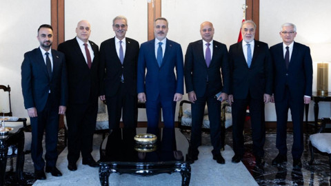 Bakan Fidan, Gazze Yönetimi Ulusal Komitesi Başkanı Şaas ile görüştü