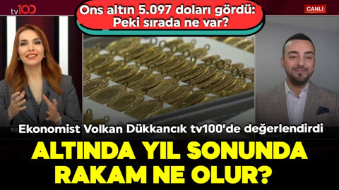 Altın yeni haftada ne olur? Ekonomist Volkan Dükkancık tv100'de değerlendirdi