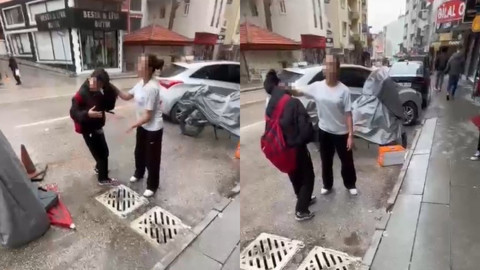 Ortaokulda akran dehşeti! Ayağıyla kafasına bastı