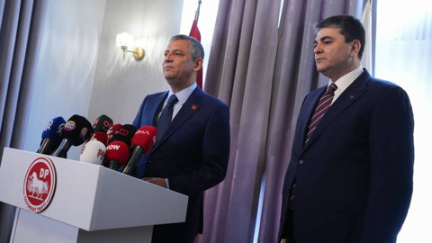 Özgür Özel, DP Genel Başkanı Uysal'ı ziyaret etti