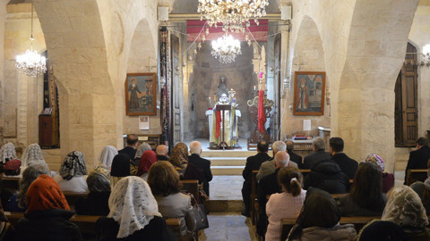 Midyat’ta Süryaniler, Paskalya Bayramı’nı kutladı