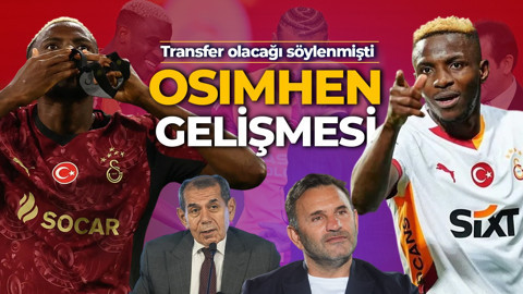 Galatasaray'dan transfer olacağı söylenmişti! Bomba Osimhen gelişmesi