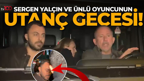 Sergen Yalçın ve Eren Hacısalihoğlu gecelerde görüntülendi! Ünlü oyuncunun küfürlü tepkisi olay oldu