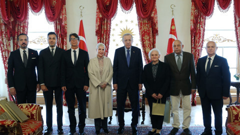 Cumhurbaşkanı Erdoğan, Menderes ve dava arkadaşlarının ailelerini kabul etti