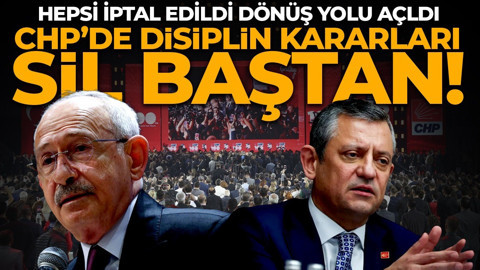 CHP’de YDK’dan kritik ihraç kararı! Hepsi iptal edildi