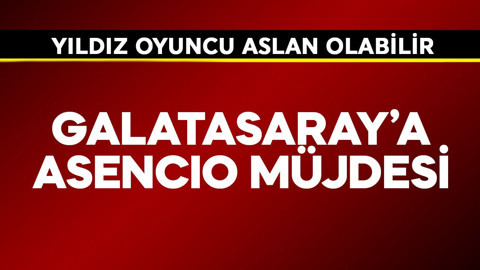 Galatasaray'a Asencio müjdesi! Yıldız oyuncu Aslan olabilir