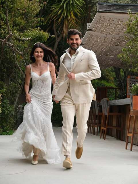 Nesrin Cavadzade sessiz sedasız nikah masasına oturmuştu! Gözlerden uzak düğünden ilk pozlar geldi - Resim: 3