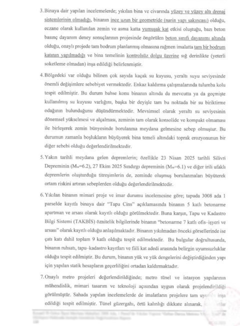 Gebze'de yıkılan bina ile ilgili yeni rapor ortaya &ccedil;ıktı! &Ccedil;elişkilere ışık tutacak - Resim : 2