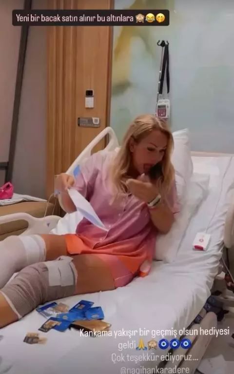 Survivor Nagihan Karadere ameliyat oldu! Hastaneye gelen geçmiş olsun hediyesi görenleri şoke etti, bir avuç dolusu çıktı - Resim: 5