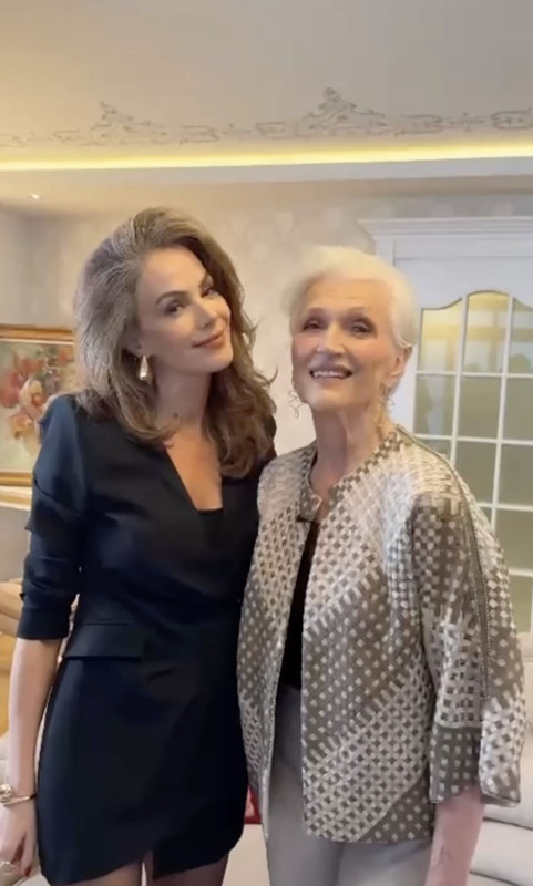 Elon Musk'ın annesi Maye Musk İstanbul'da! Tülin Şahin'le bir araya geldi - Resim: 2