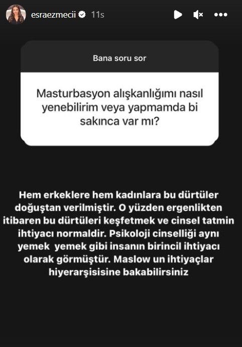 Mastürbasyon alışkanlığı itirafı geldi! Esra Ezmeci yanıtladı - Resim: 3