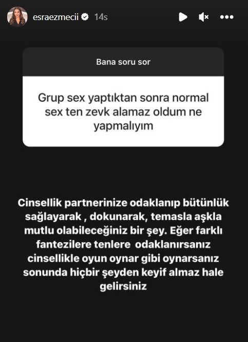 Esra Ezmeci'ye gelen itiraflar şoke etti! Grup cinsel ilişkiden, sevgilisinin biseksüel ilişkisini öğrenen kadına kadar hepsi ağızları açık bıraktı - Resim: 2