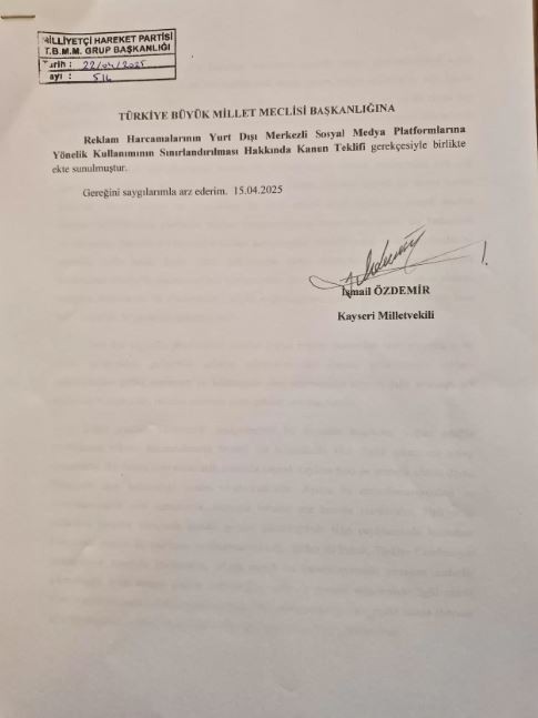 MHP Genel Başkan Yardımcısı İsmail Özdemir'den yerli dijital platformları korumaya yönelik kanun teklifi - Resim : 4