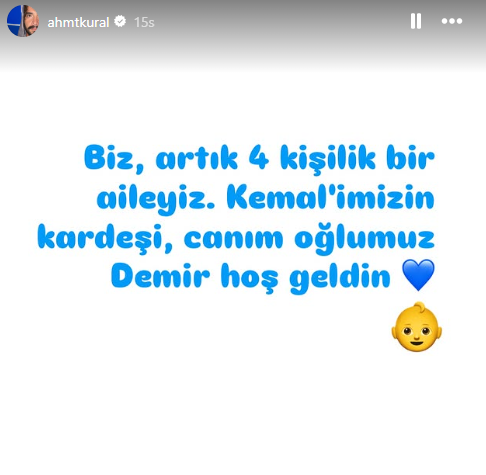 Ahmet Kural ve eşi Çağla Gizem Şahin'in mutlu günü! İkinci çocukları doğdu! Bakın ne isim verdiler - Resim: 4