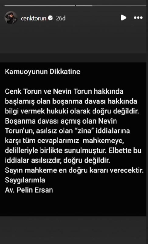 Cenk Torun'a eşi boşanma davası açmıştı: Oyuncu zina iddialarına yanıt verdi! - Resim: 4