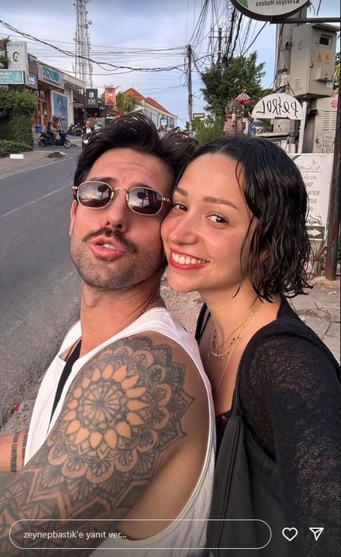 Zeynep Bastık ve sevgilisi Serkay Tütüncü'den aşk dolu Bali Tatili! Romantik pozları büyük beğeni topladı - Resim: 3