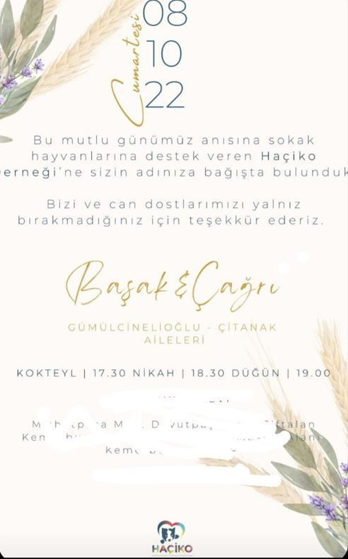 Davetiyedeki o detay dikkat çekti! Başak Gümülcinelioğlu ve Çağrı Çitanak'ın nikah tarihi belli oldu - Resim: 6