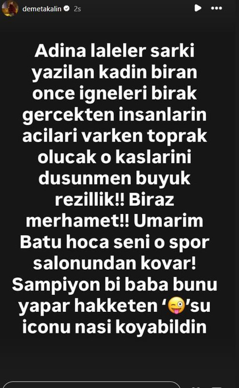 Demet Akalın'dan Biricik Suden'in tepki çeken paylaşımına yanıt: Büyük rezillik! - Resim: 5
