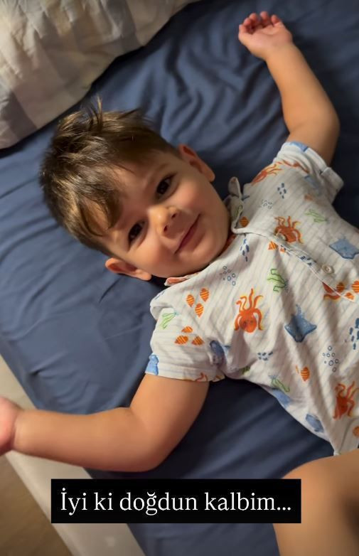 Merve Özbey'in oğlu Emir 3 yaşına girdi! "İyi ki doğdun kalbim" - Resim: 5