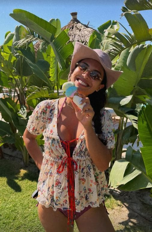 Biran Damla Yılmaz'dan cesur tatil paylaşımı! Kusursuz fiziğiyle sosyal medyayı salladı - Resim: 5