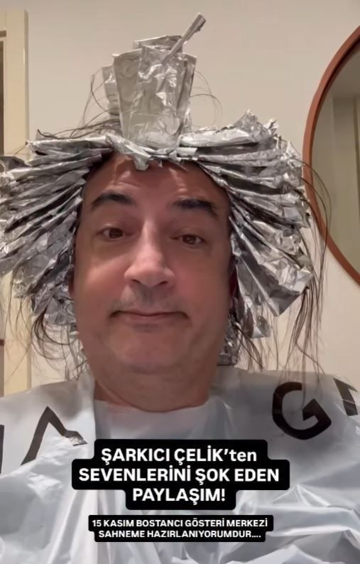 Şarkıcı Çelik kuaförde saçlarını boyatırken paylaştı! "Hayat sadece kadınlara mı zor?" - Resim: 3
