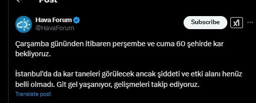 Türkiye'de 60 ile birden lapa lapa kar geliyor. Tarih kesin verildi - Resim : 1