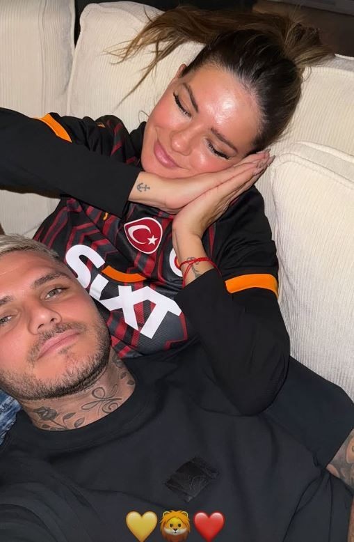 Galatasaray'ın yıldızı Mauro Icardi ve China Suarez galibiyeti kutladı! Sarı-kırmızılı aşk pozlarına beğeni yağdı - Resim: 4