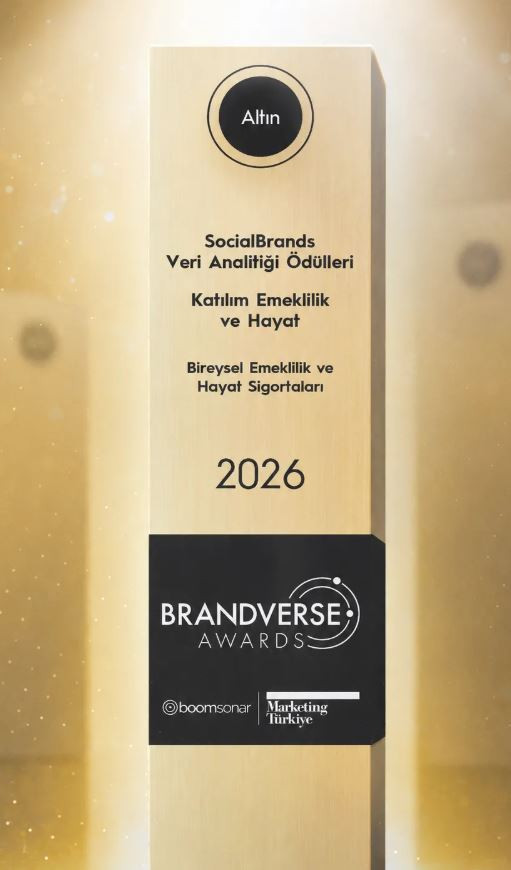 Katılım Emeklilik’e Brandverse Awards’ta altın ödül! Sosyal medya liderliğini taçlandırdı - Resim : 1