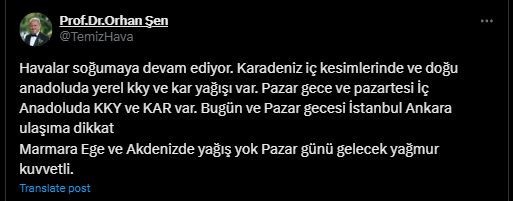 Türkiye'ye acil pazar gecesi uyarısı şimdi geldi - Resim : 1